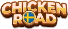 Chicken Road logotyp med svensk flagga
